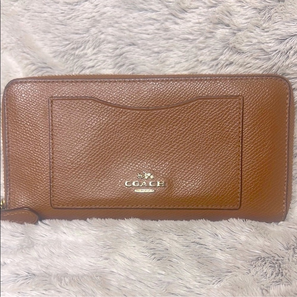 Coach Tan Leather wallet